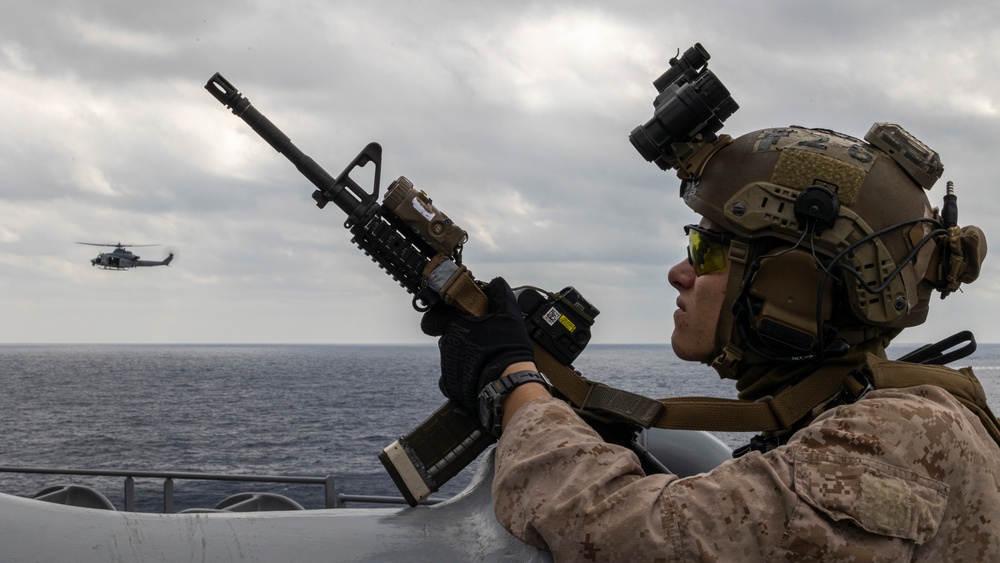 DVIDS - Images - 31st MEU conducts VBSS aboard the USS Miguel Keith ...