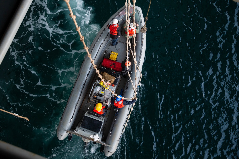 Small Boat Training Evolution