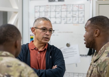 Task Force Hellfighter Command Visit to Prince Hassan Air Base (H5) in Jordan