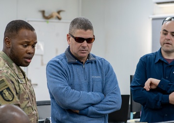 Task Force Hellfighter Command Visit to Prince Hassan Air Base (H5) in Jordan