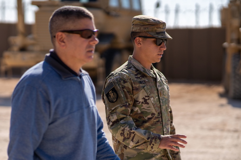 Task Force Hellfighter Command Visit to Prince Hassan Air Base (H5) in Jordan