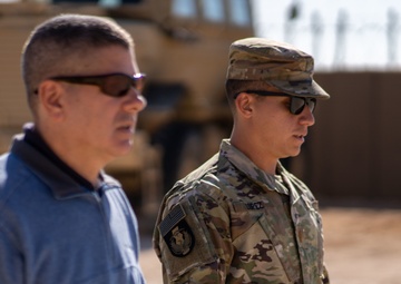 Task Force Hellfighter Command Visit to Prince Hassan Air Base (H5) in Jordan