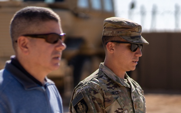 Task Force Hellfighter Command Visit to Prince Hassan Air Base (H5) in Jordan