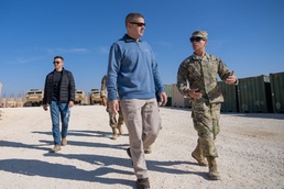 Task Force Hellfighter Command Visit to Prince Hassan Air Base (H5) in Jordan
