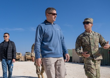 Task Force Hellfighter Command Visit to Prince Hassan Air Base (H5) in Jordan