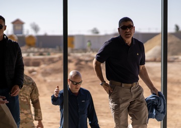 Task Force Hellfighter Command Visit to Prince Hassan Air Base (H5) in Jordan