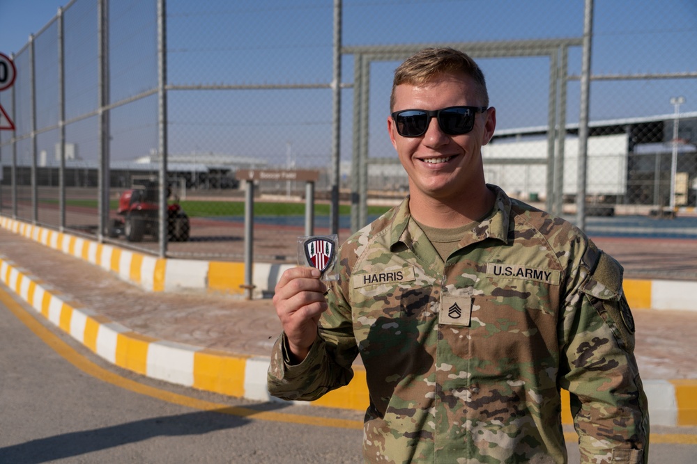 Task Force Hellfighter Commander Visits Units At the Camp Xiphos in Jordan