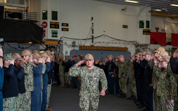 OSC Departs USS Boxer (LHD 4)