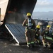 Hawaii Army National Guard, Air Force Reserve and Marine Corps Firefighters conduct a joint training exercise at Kaneohe Marine Air Station.