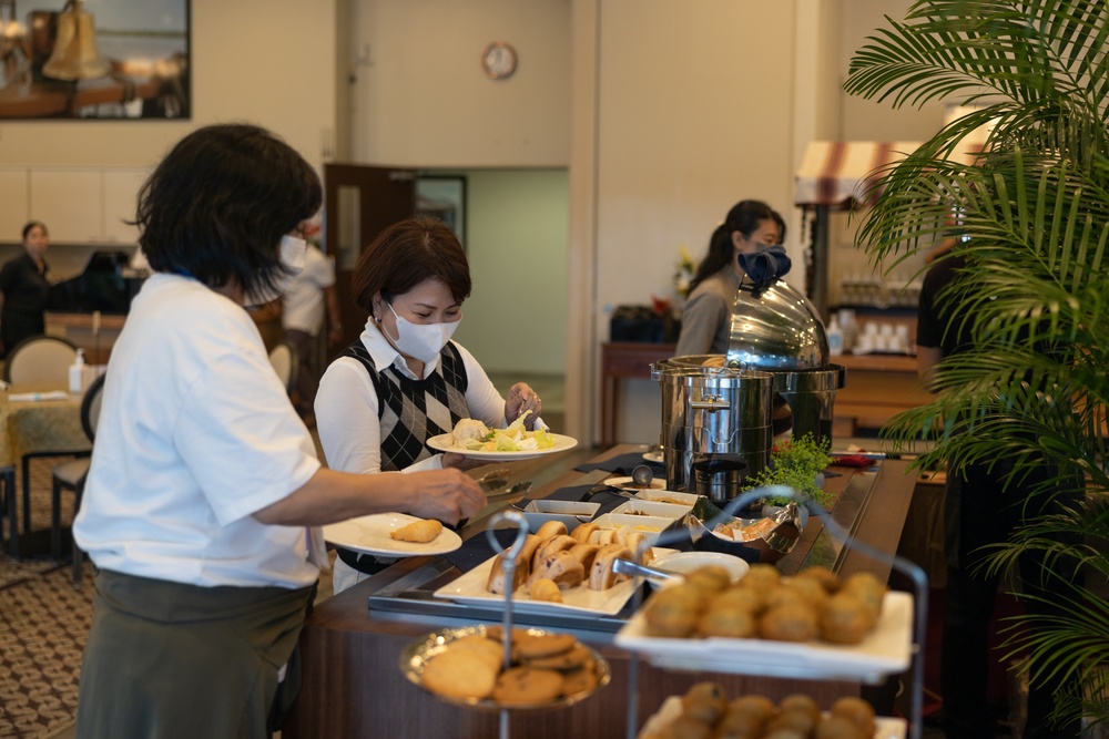 Okinawa Residents Tour Camp Kinser During Urasoe City Tedako Walk