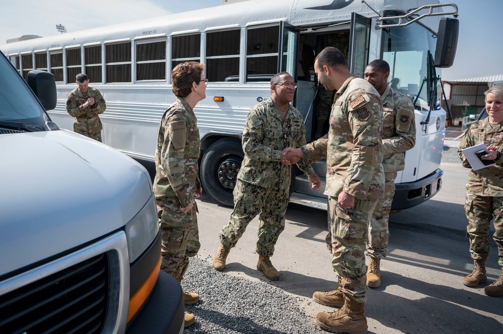 USTRANSCOM command team witnesses AASAB mobility efforts in action