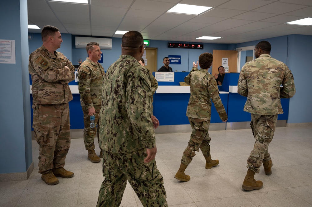 USTRANSCOM command team witnesses AASAB mobility efforts in action