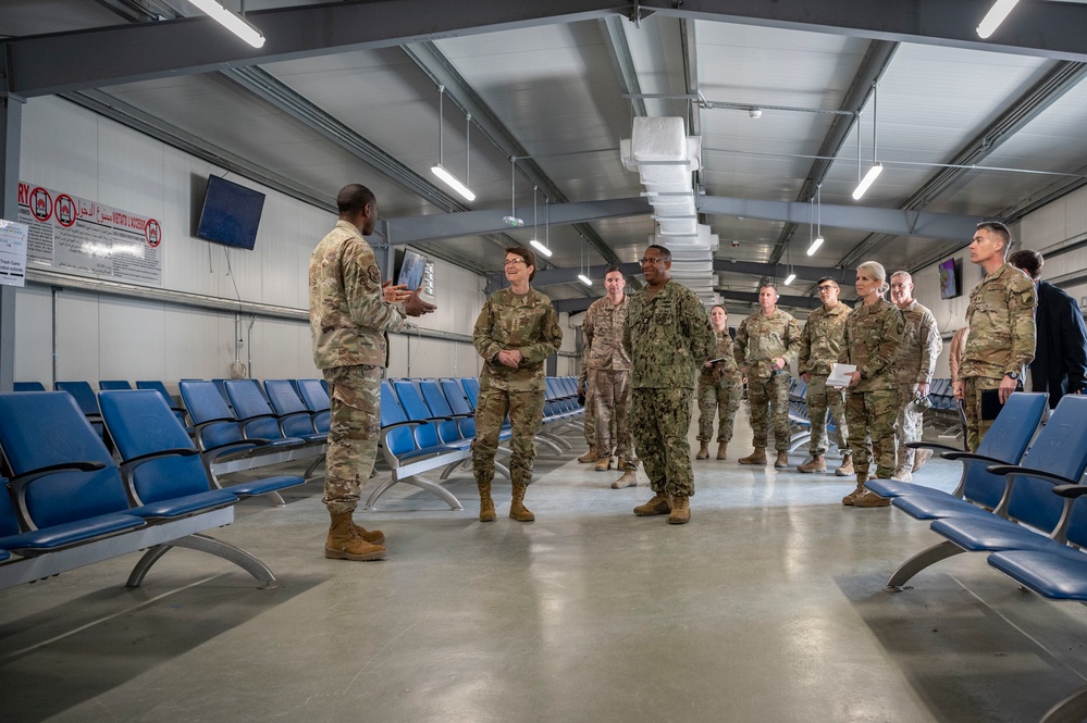 USTRANSCOM command team witnesses AASAB mobility efforts in action