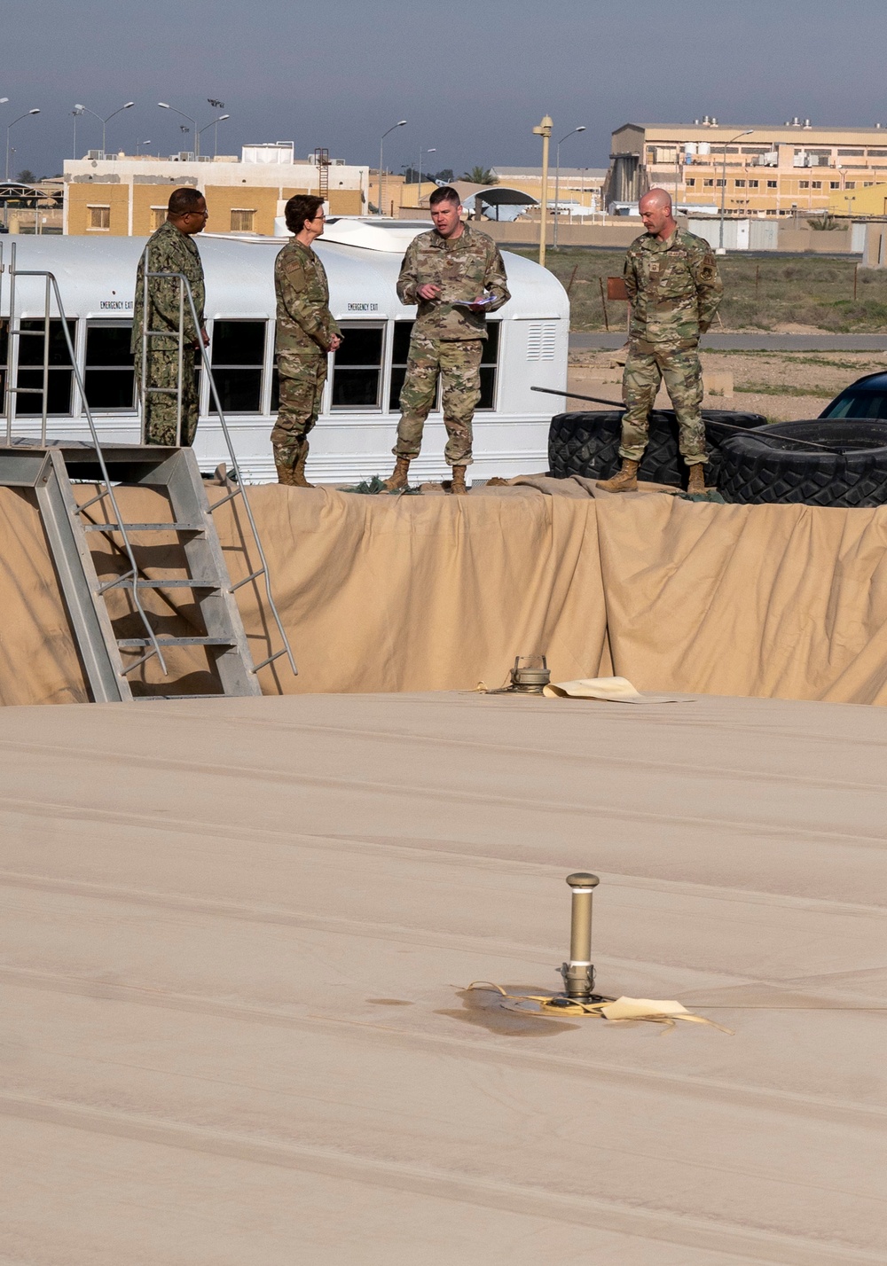 USTRANSCOM command team witnesses AASAB mobility efforts in action