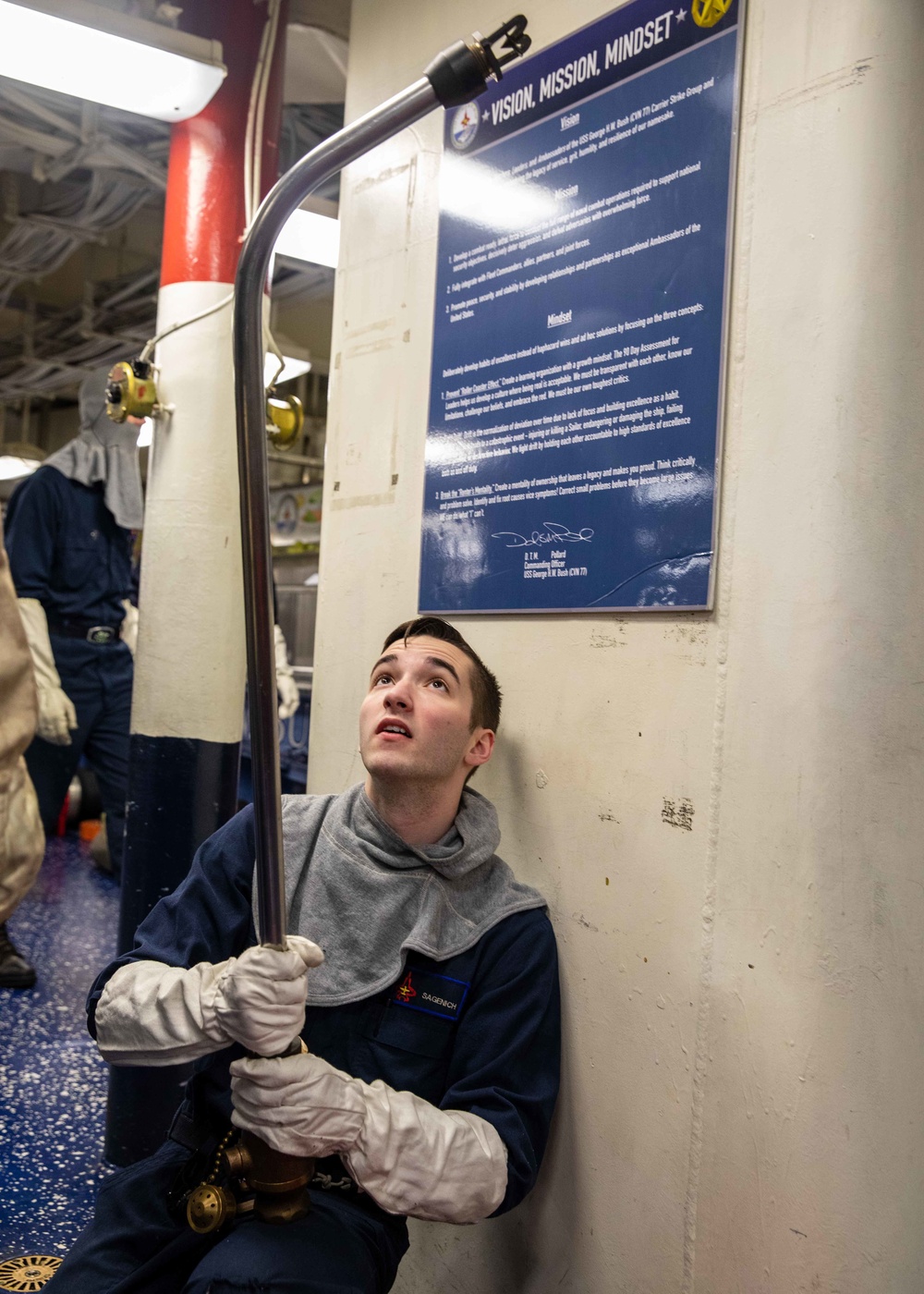 Daily Operations Aboard USS George H.W. Bush (CVN 77)