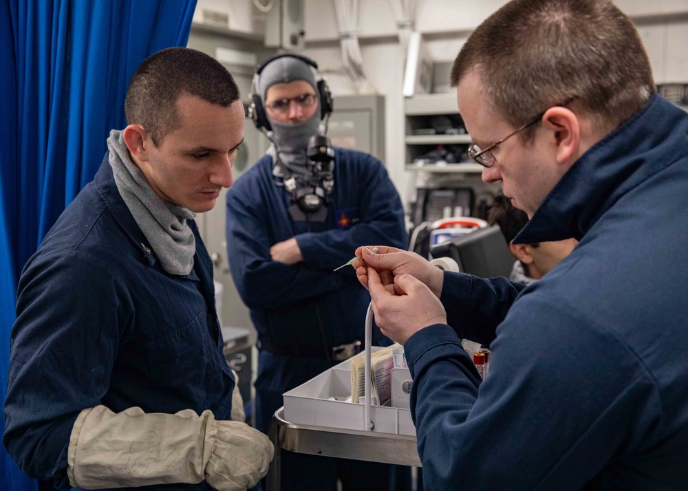 Daily Operations Aboard USS George H.W. Bush (CVN 77)