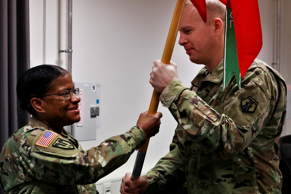 589th Engineer Detachment Change of Command