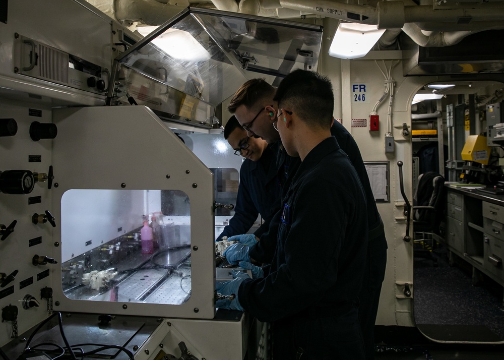 Daily Operations Aboard USS George H.W. Bush (CVN 77)