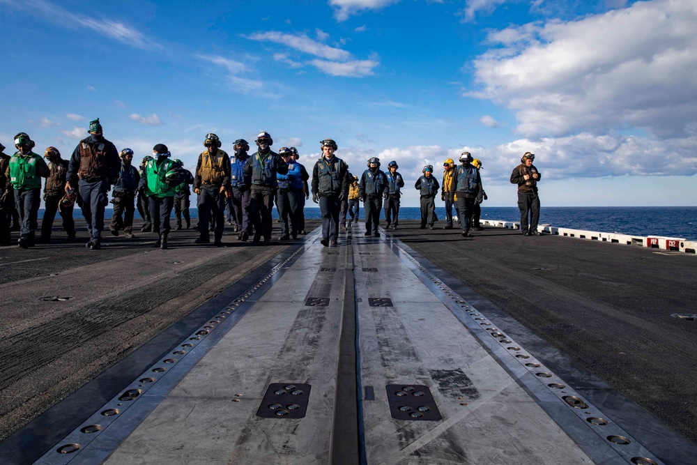 Daily Operations Aboard USS George H.W. Bush (CVN 77)