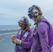 U.S. Navy Sailors Review Fuel Readings