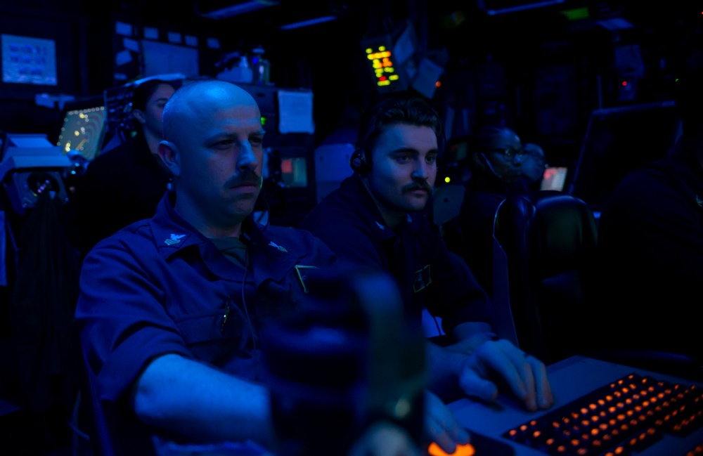 Flight Ops from CATCC Aboard Nimitz