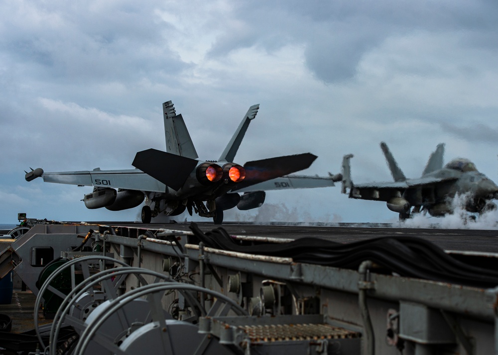 Nimitz Conducts Flight Operations