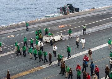 Sailors Conduct Foreign Object Debris Walk-Down