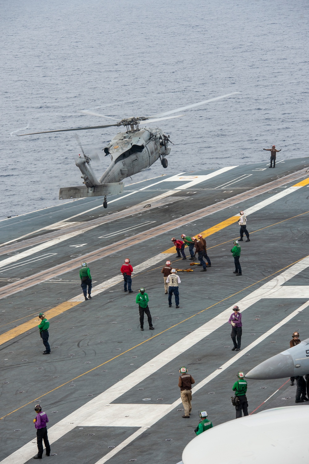 Aircraft Prepares To Land