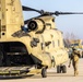 U.S. Army Soldier Prepares CH-47 Chinook for Humanitarian and Disaster Relief