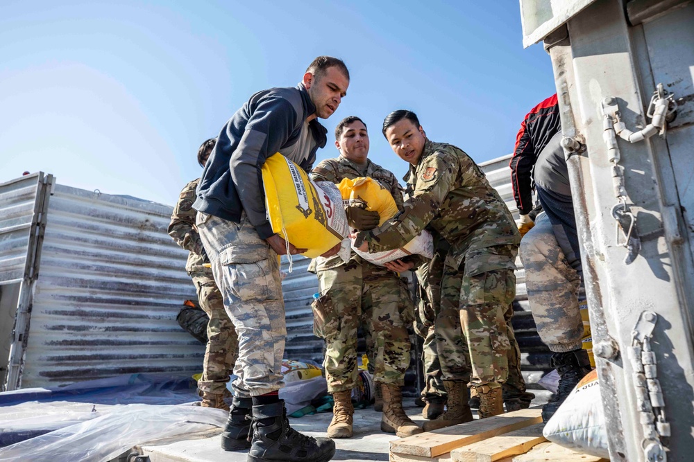 Incirlik Air Base Supply Truck Onload