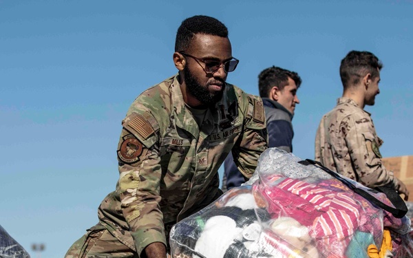 Incirlik Air Base Supply Truck Onload