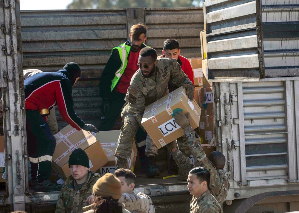 Incirlik Air Base Supply Truck Onload