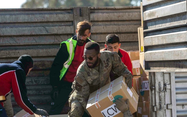 Incirlik Air Base Supply Truck Onload