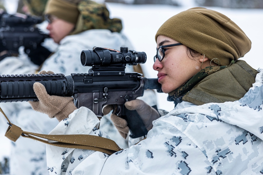 MRF-E Marines conduct live-fire range