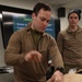 U.S. Navy Hospital Corpsman demonstrates medical procedures