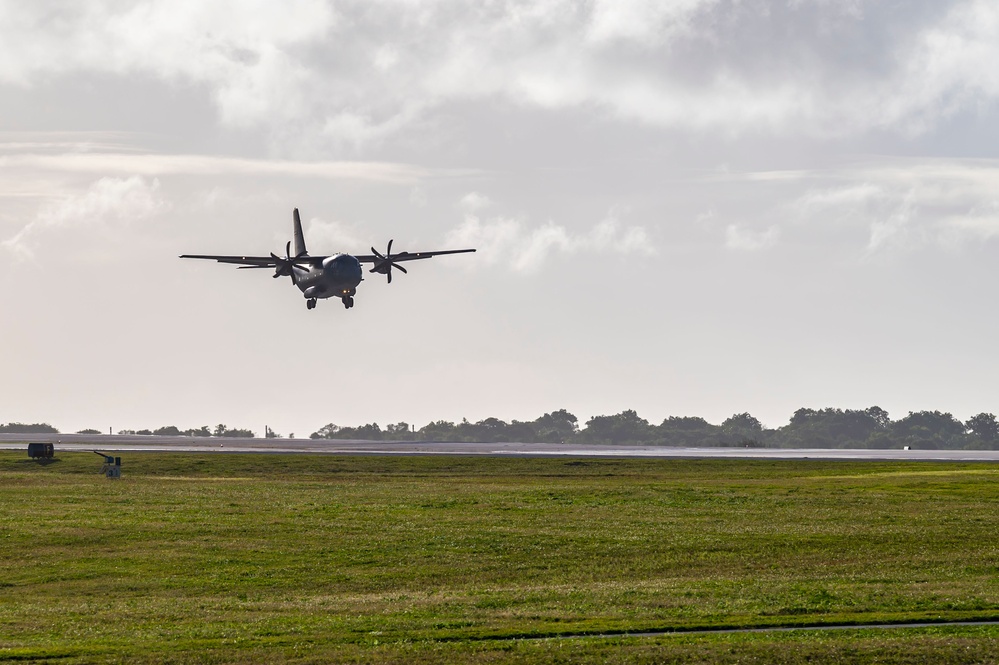 RAAF arrive at Andersen Air Force Base, Guam