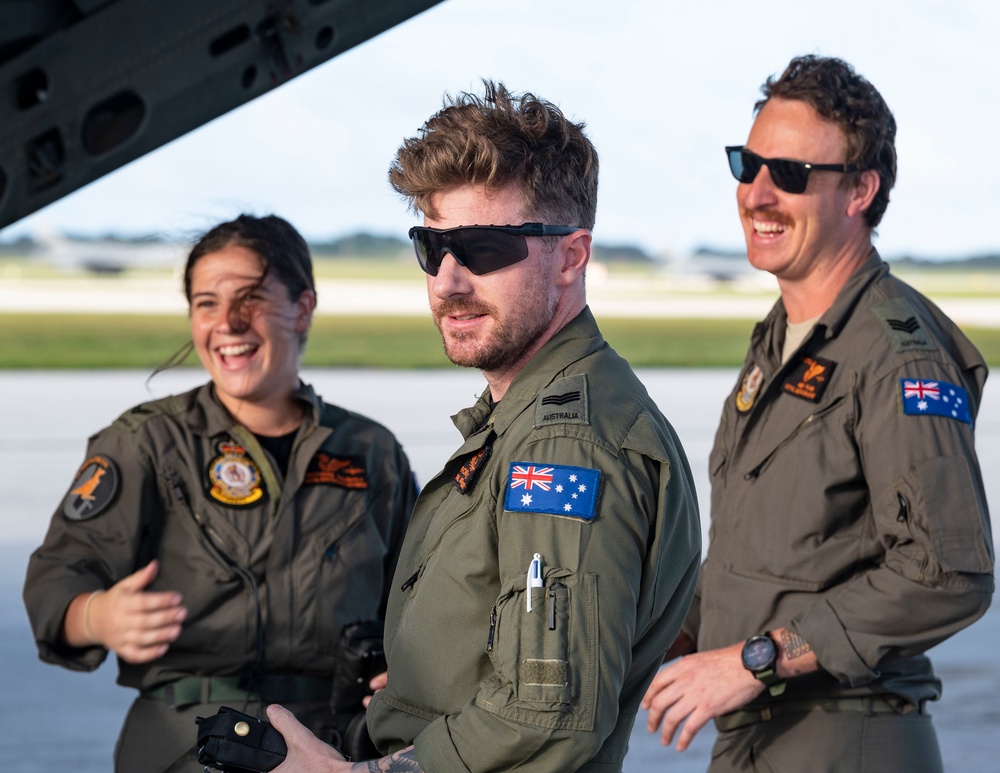 RAAF arrive at Andersen Air Force Base, Guam