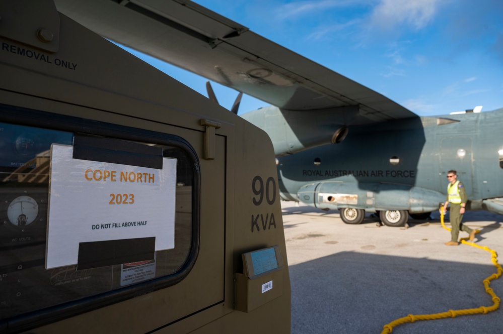 RAAF arrive at Andersen Air Force Base, Guam