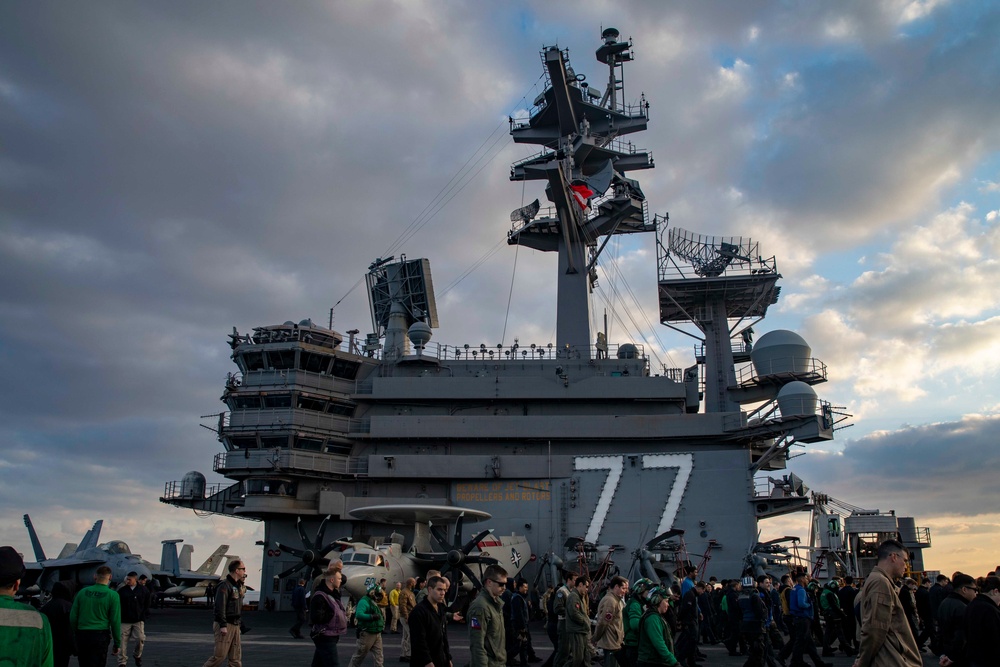 Daily Operations Aboard USS George H.W. Bush (CVN 77)