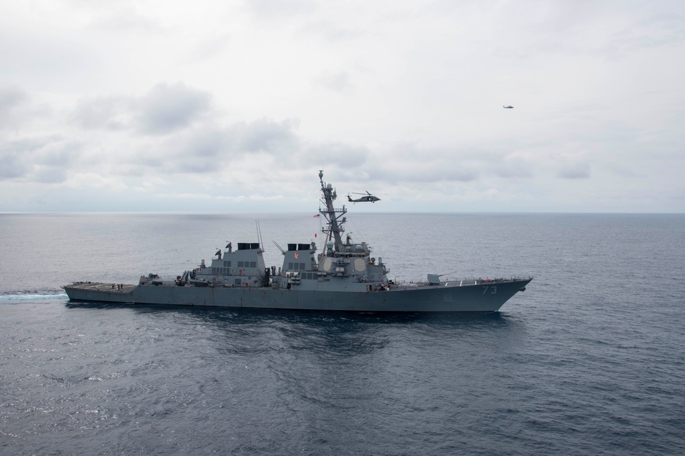 USS Decatur Conducts Visit Board Search And Seizure