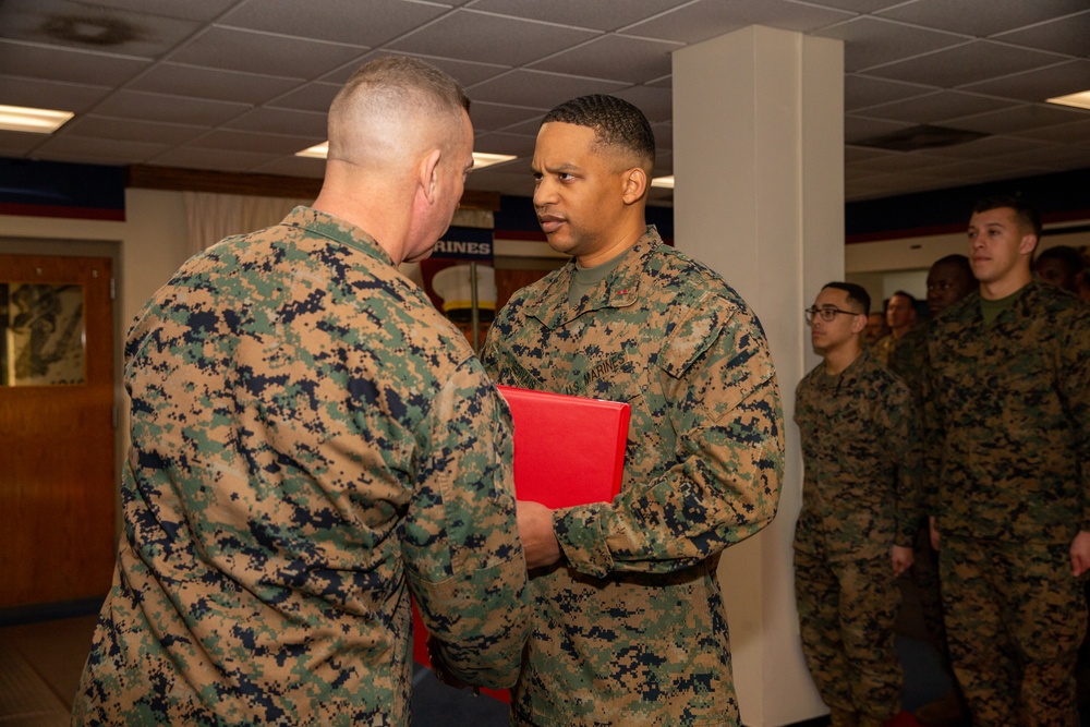 Chief Warrant Officer 3 Darnell A. Gervais' promotion ceremony