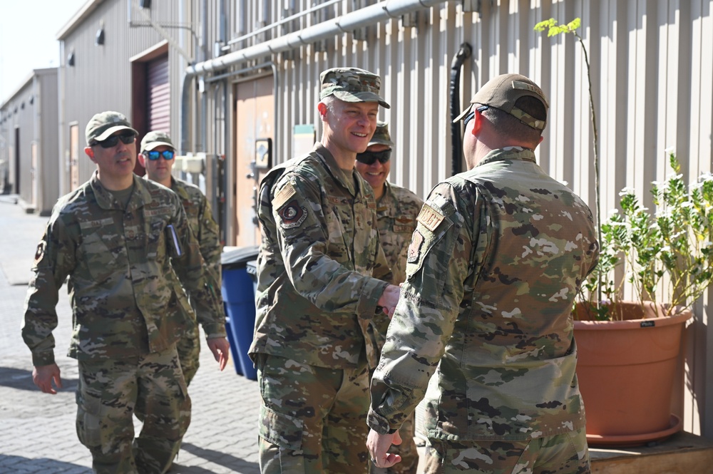 Third Air Force commander visits 449th elements in east Africa AOR