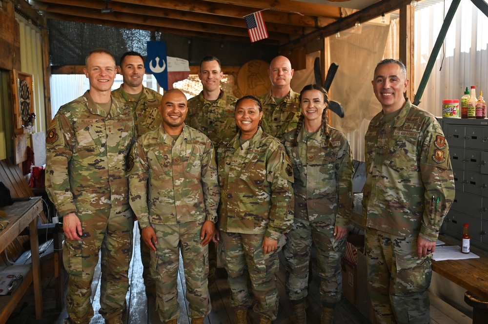 Third Air Force commander visits 449th elements in east Africa AOR