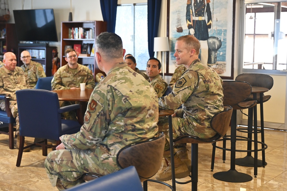 Third Air Force commander visits 449th elements in east Africa AOR