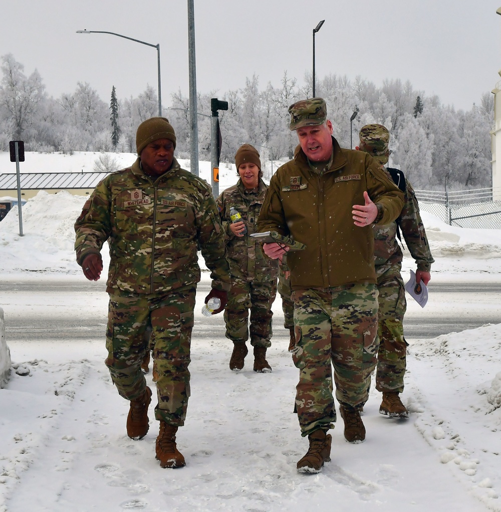 NGB Senior Enlisted Leader visits Alaska Guardsmen