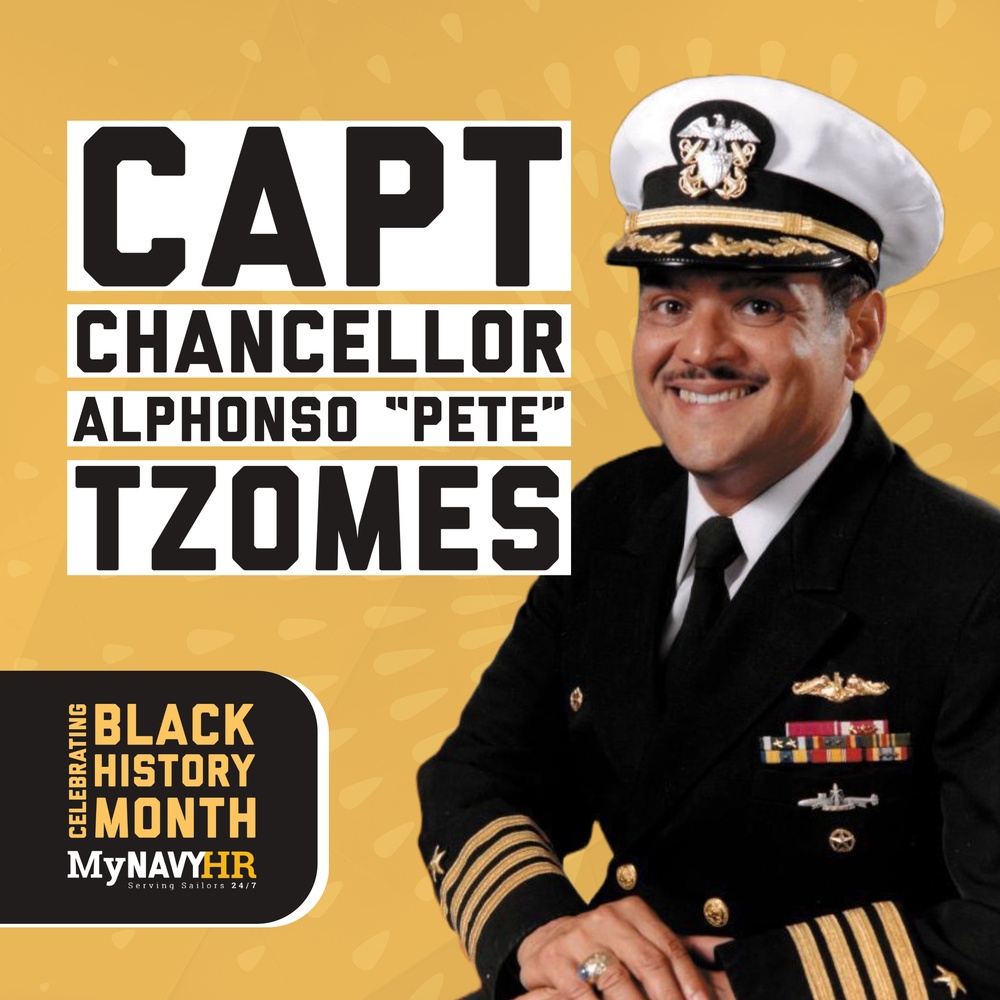 CAPT Chancellor Alphonso &quot;Pete&quot; Tzomes - Black History Month Feature