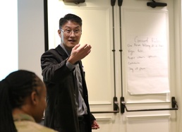 American Soldiers participate in character development training in Havre de Grace