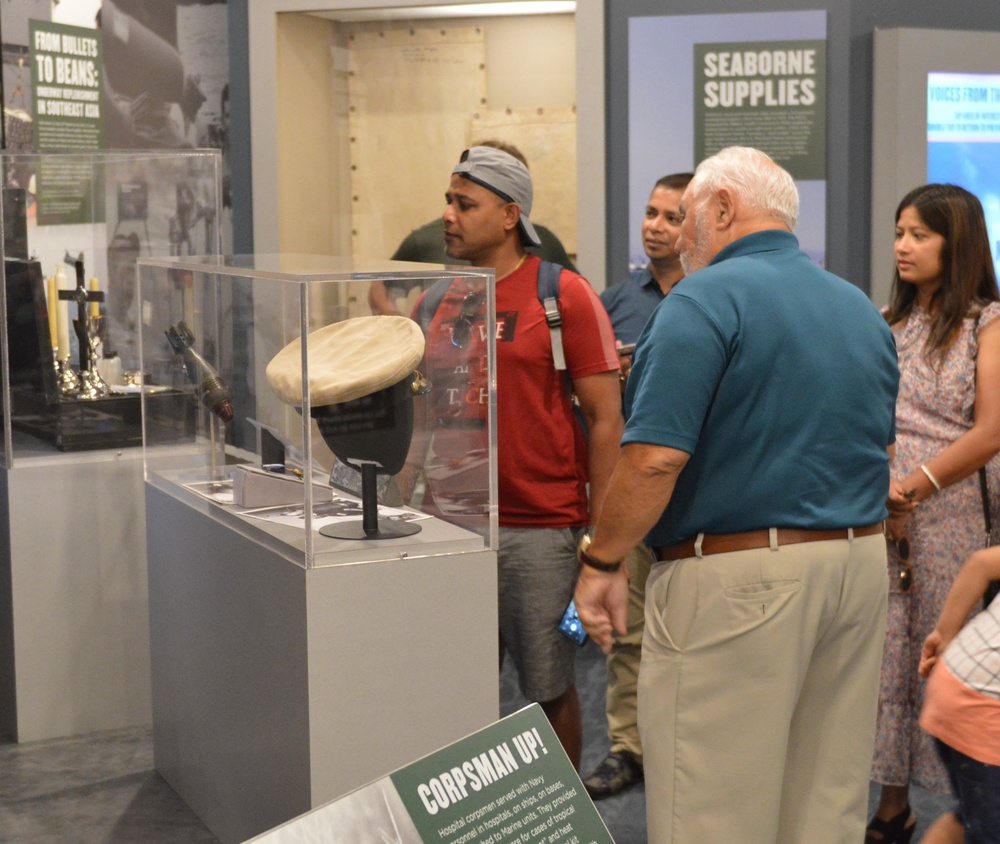 Naval Museum Volunteer in Action