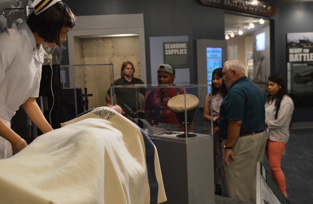 Naval Museum Volunteer in Action