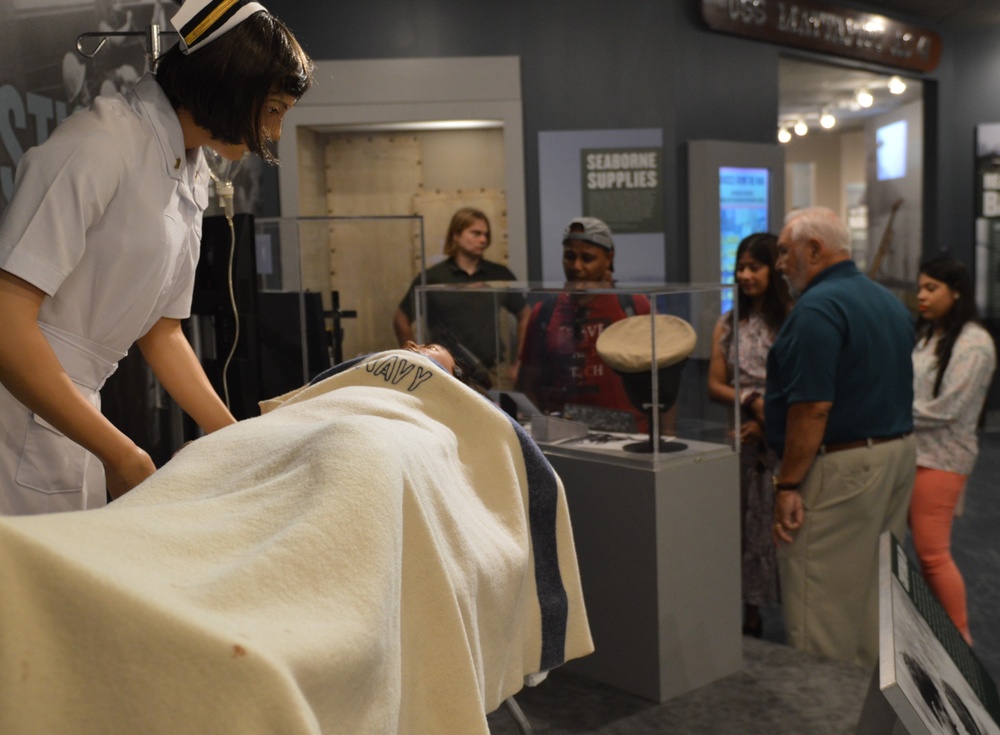 Naval Museum Volunteer in Action